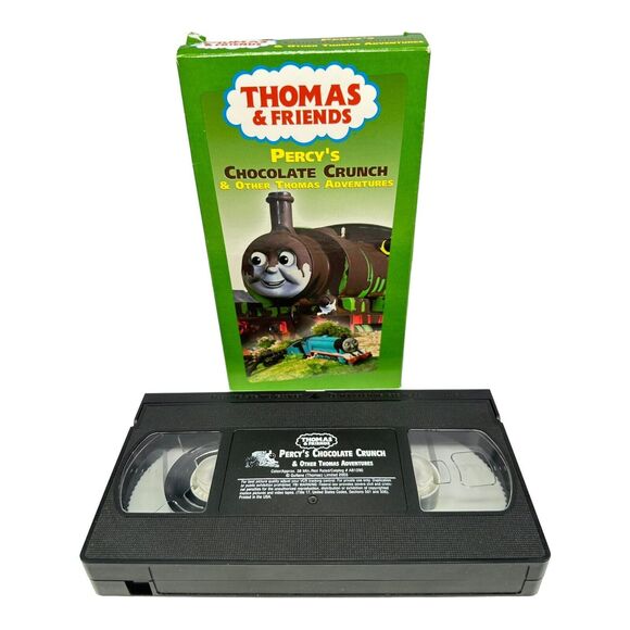 Thomas the Tank Engine and Friends Percy's Chocolate Crunch VHS 2003 Train Film - Picture 1 of 5